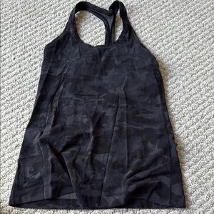 Lululemon Black Camouflage Women's Tank Top